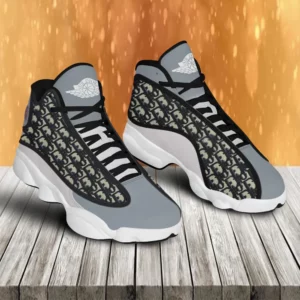 Dior Grey Air Jordan 13 Sneakers Fashion Shoes Luxury Trending