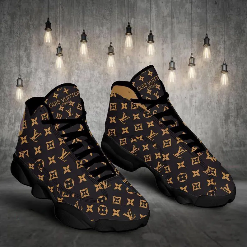 Louis Vuitton LV Retro Brown Air Jordan 13 Luxury Fashion Shoes Sneakers Trending