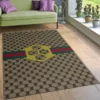 Gucci multicolor Rectangle Rug Home Decor Door Mat Area Carpet Fashion Brand Luxury