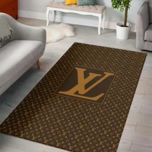 Louis vuitton Rectangle Rug Fashion Brand Home Decor Door Mat Area Carpet Luxury