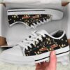 Gucci black star low top canvas shoes sneakers