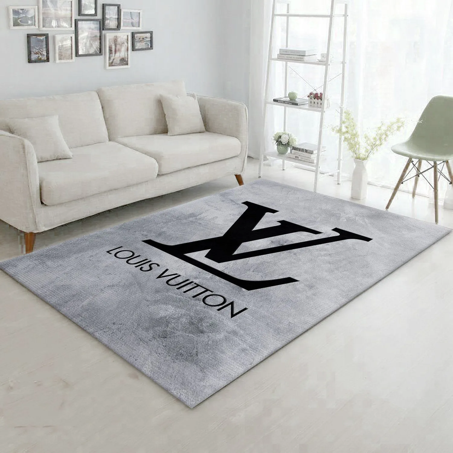 Louis vuitton Rectangle Rug Home Decor Door Mat Luxury Fashion Brand Area Carpet