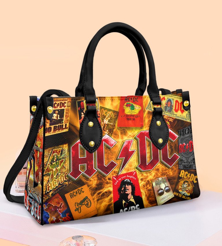 ACDC band Women Leather Hand Bag