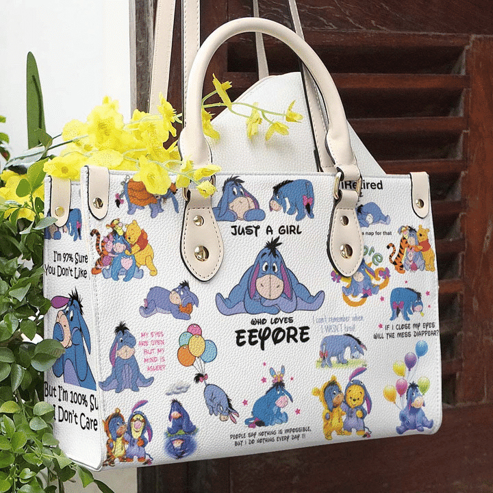 Eeyore Lover Women Leather Hand Bag