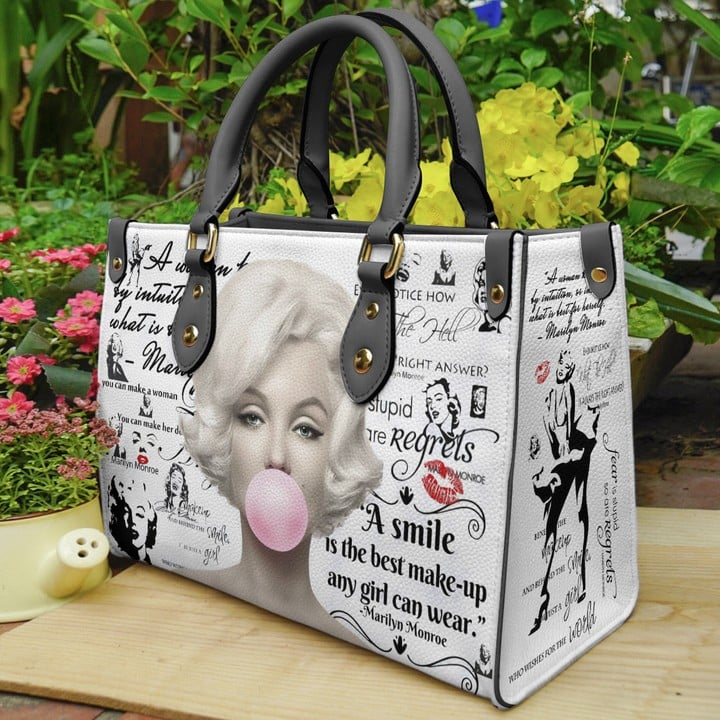 Marilyn Monroe lover Women Leather Hand Bag