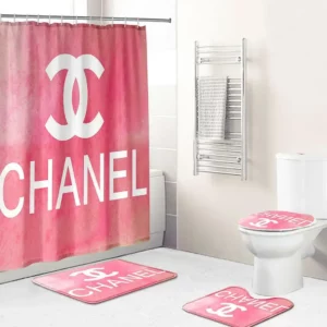 Chanel Bathroom Set Bath Mat Luxury Fashion Brand Home Decor Hypebeast