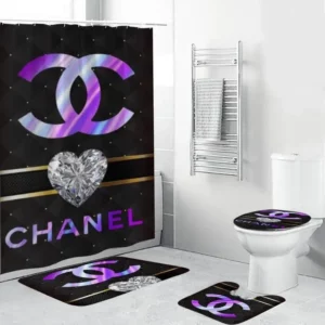 Chanel Bathroom Set Bath Mat Luxury Fashion Brand Home Decor Hypebeast