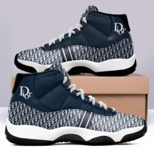Dior Blue Air Jordan 11 Sneakers Sport Luxury Shoes Fashion
