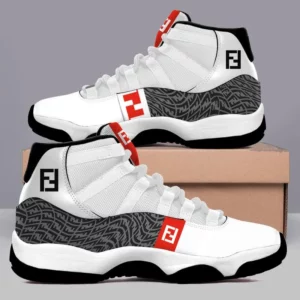 Fendi Vertigo Pattern Air Jordan 11 Sneakers Shoes Sport Fashion Luxury