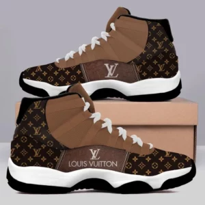 Louis Vuitton Brown Monogram Air Jordan 11 Shoes Sneakers Luxury Fashion Sport