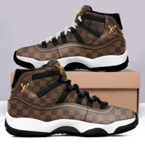 Louis Vuitton Monogram Air Jordan 11 Fashion Sneakers Shoes Sport Luxury