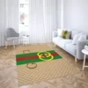 Gucci Stripe Rectangle Rug Area Carpet Home Decor Door Mat Fashion Brand Luxury