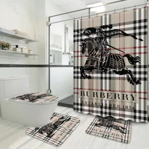 Burberry Bathroom Set Bath Mat Hypebeast Home Decor Luxury Fashion Brand