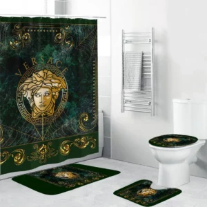 Versace Medusa Bathroom Set Home Decor Bath Mat Luxury Fashion Brand Hypebeast