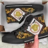 Versace Logo Medusa High Top Canvas Shoes Luxury Brand Gifts For Men Women