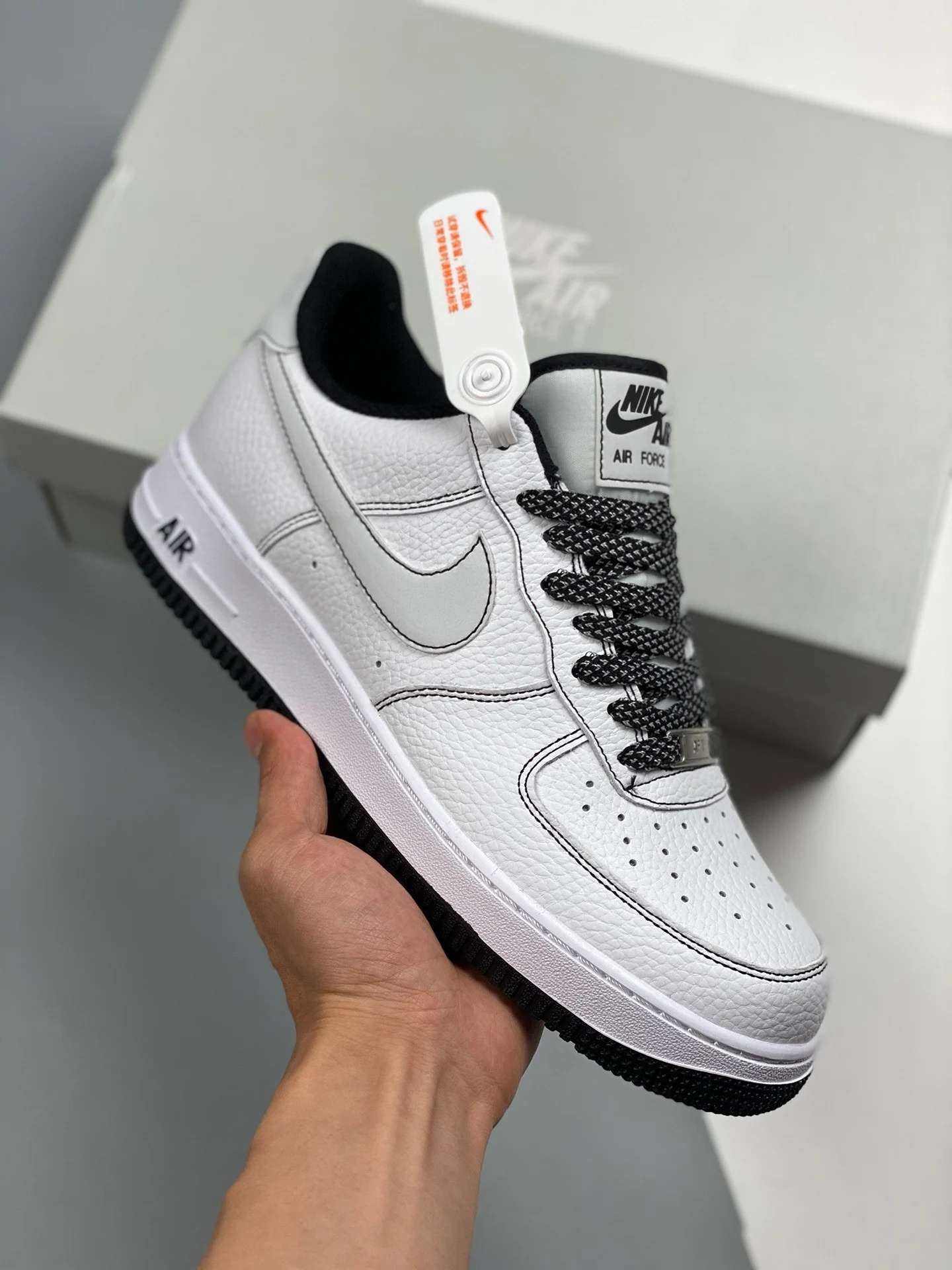 3M x Nike Air Force 1 Low White Black For Sale