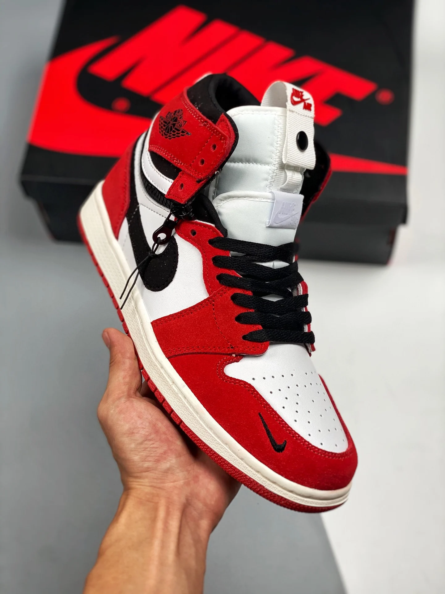 Air Jordan 1 High Switch Chicago Red White For Sale
