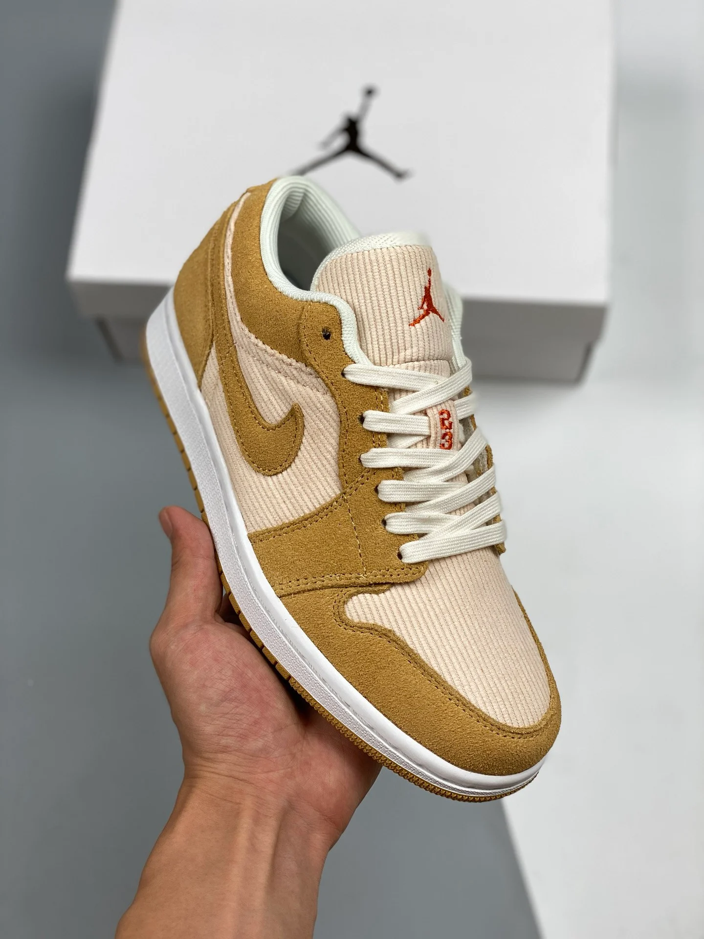Air Jordan 1 Low Corduroy and Suede DH7820-700 For Sale