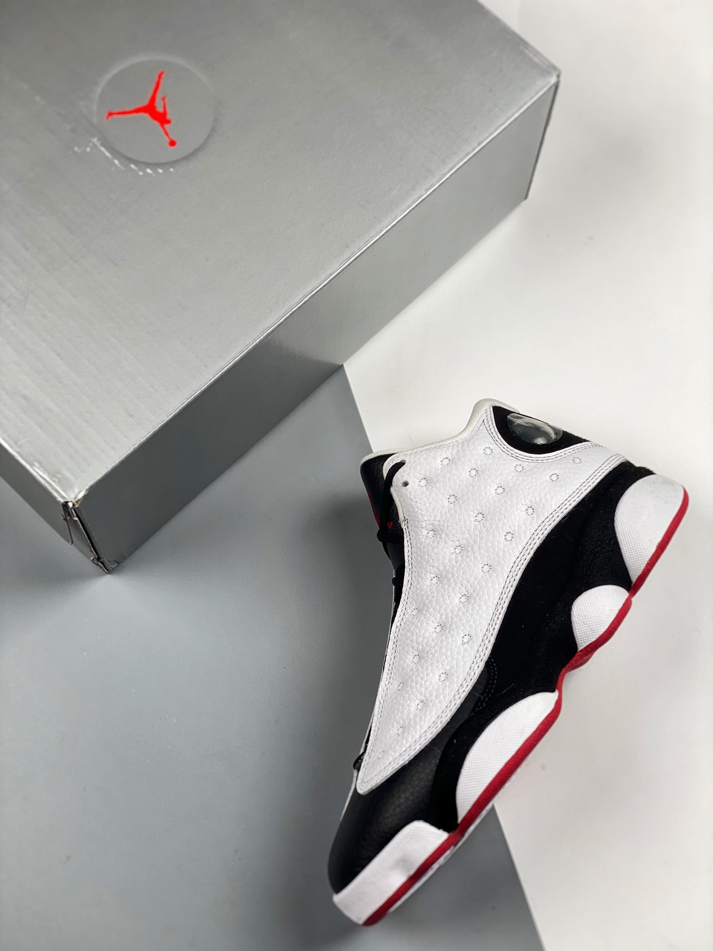 Air Jordan 13 He Got Game White Black-True Red 414571-104 On Sale