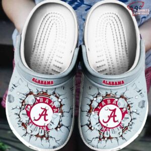 Alabama Crimson Strong Crocs Shoes IF