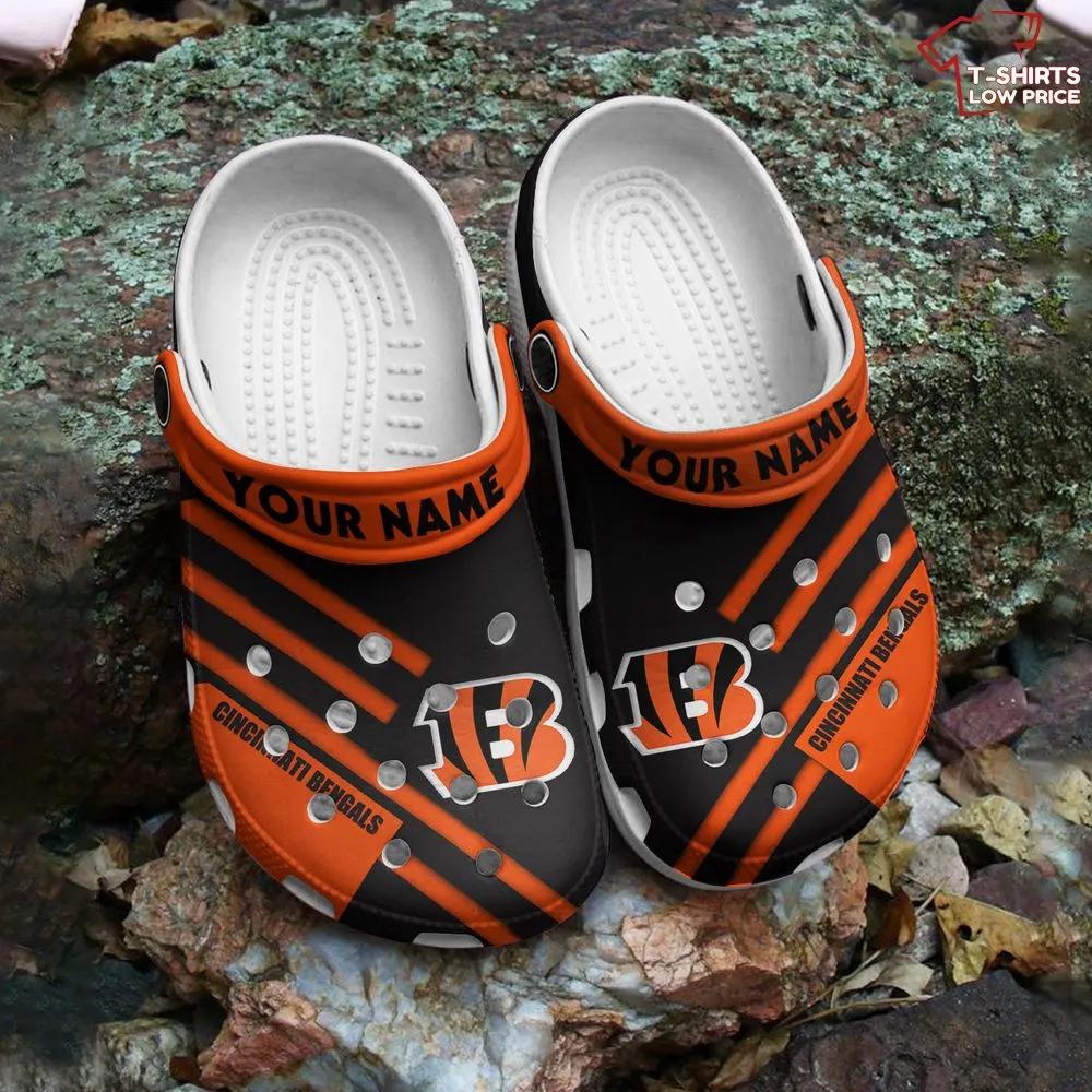 American Football Cincinnati Bengals Crocs Shoes QB