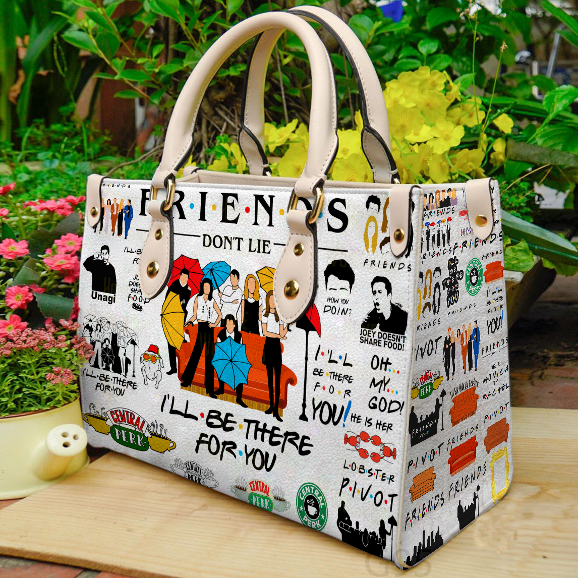 Friends Lover Women Leather Hand Bag
