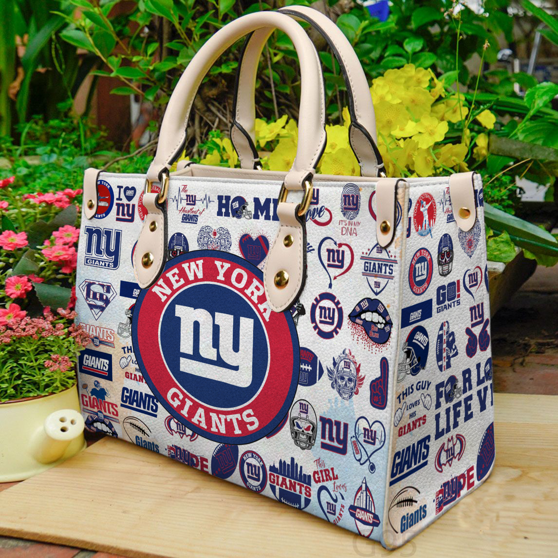 New York Giants Women Leather Hand Bag