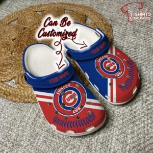 Chicago Cubs Baseball Logo Team Crocs Shoes XM