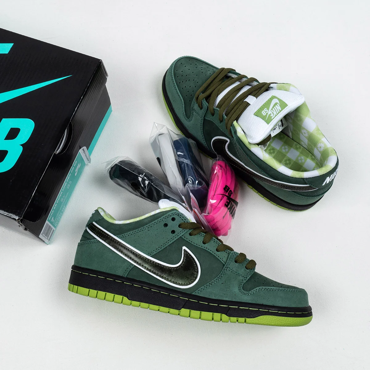Concepts x Nike SB Dunk Low Green Lobster BV1310-337 For Sale