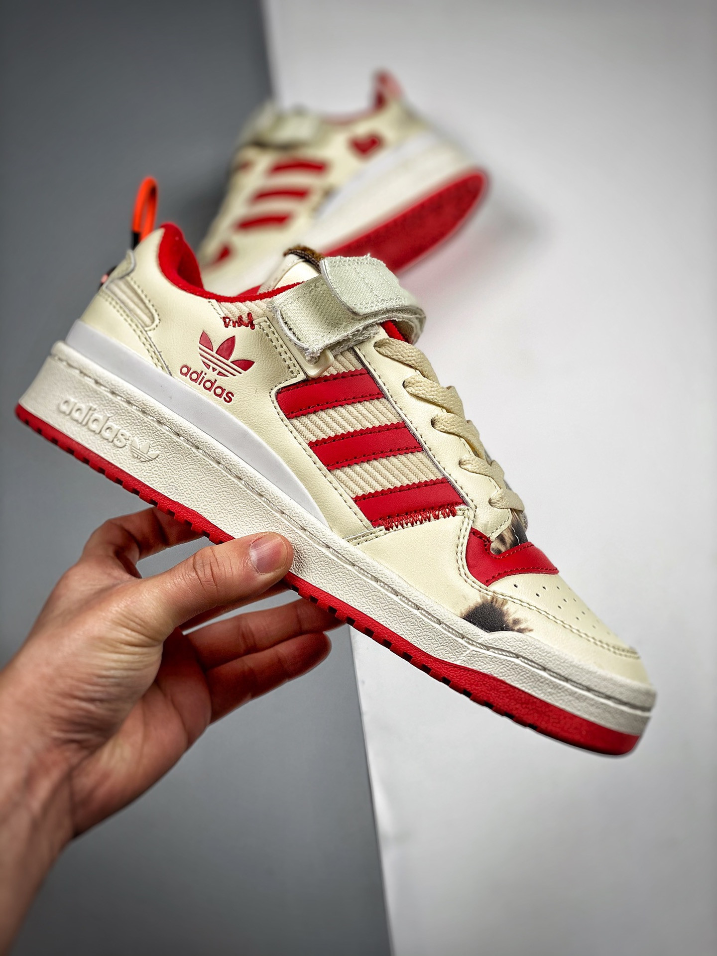 Home Alone x Adidas Forum Low White Red For Sale