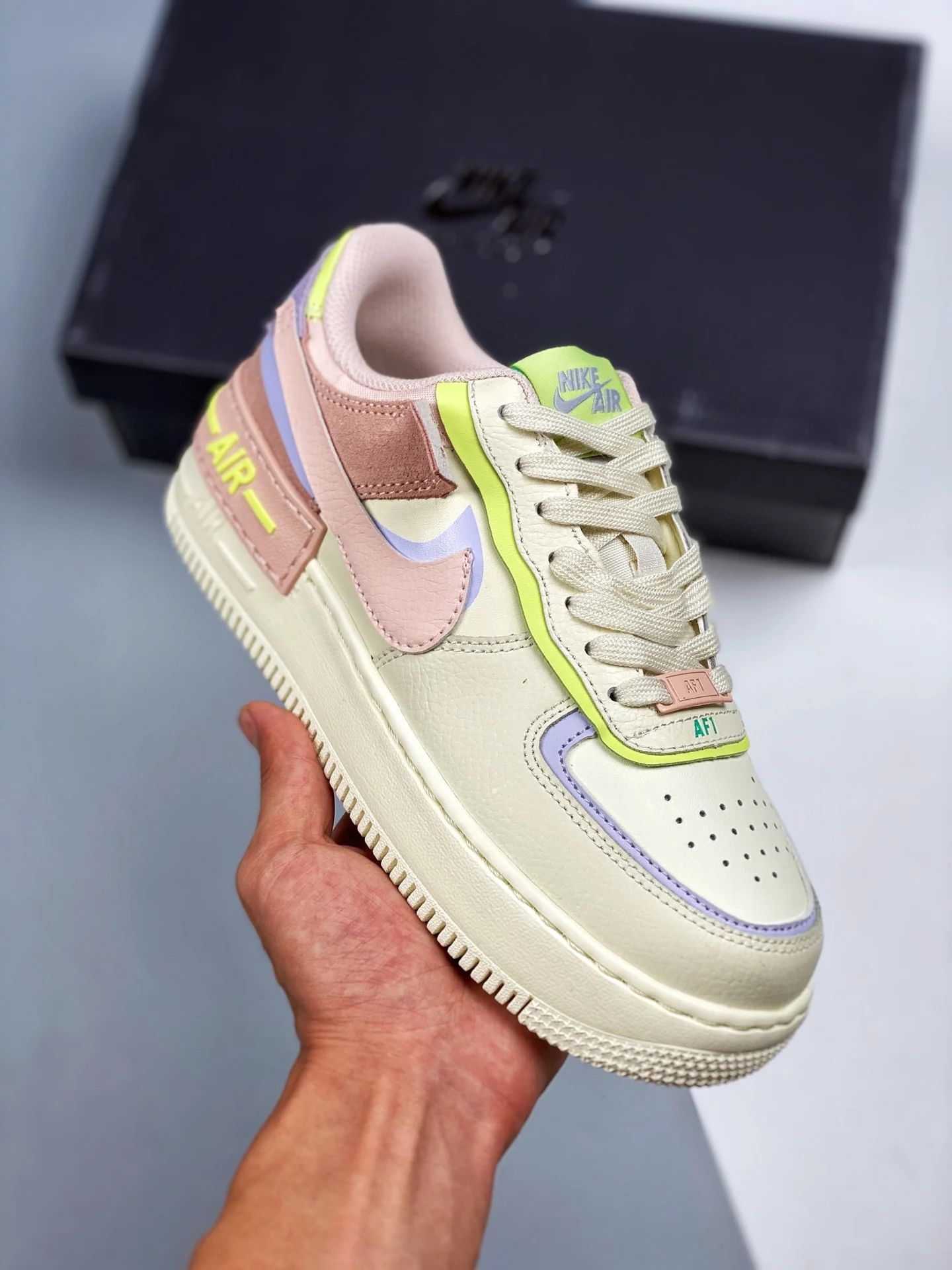Nike Air Force 1 Shadow Cashmere Pale Coral-Pure Violet For Sale