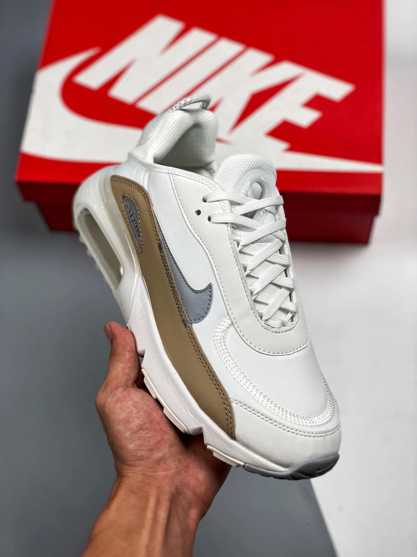 Nike Air Max 2090 White Tan Grey DA8702-100 On Sale