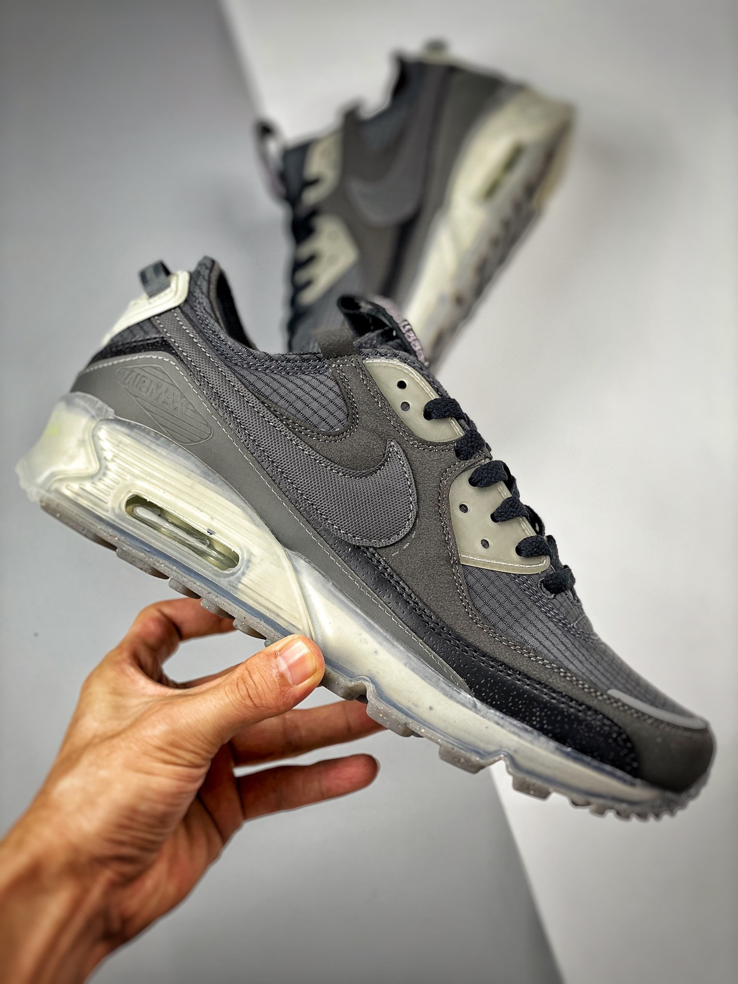 Nike Air Max 90 Terrascape Black Dark Grey-Lime Ice-Anthracite DH2973-001 For Sale