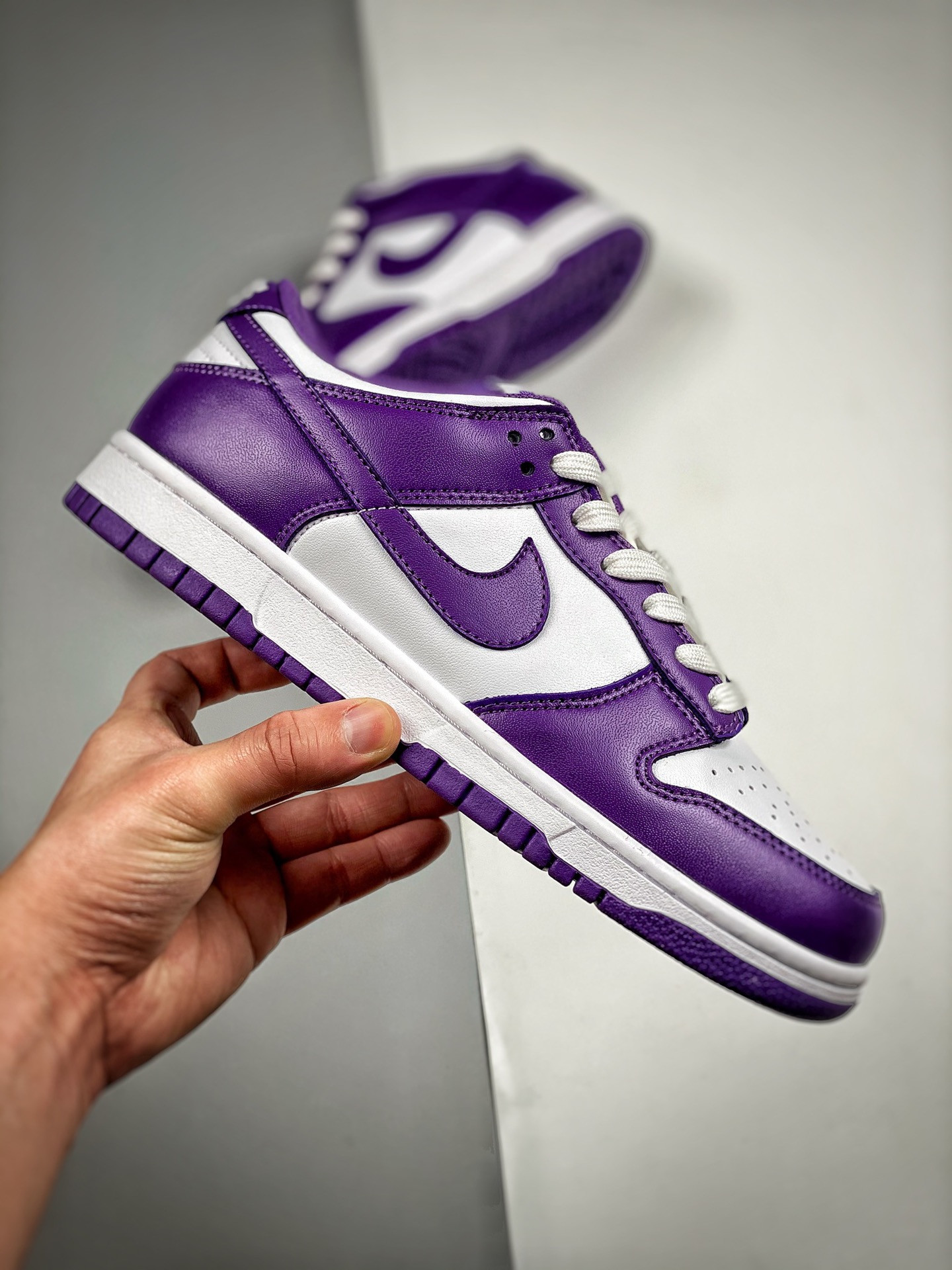 Nike Dunk Low White Court Purple For Sale