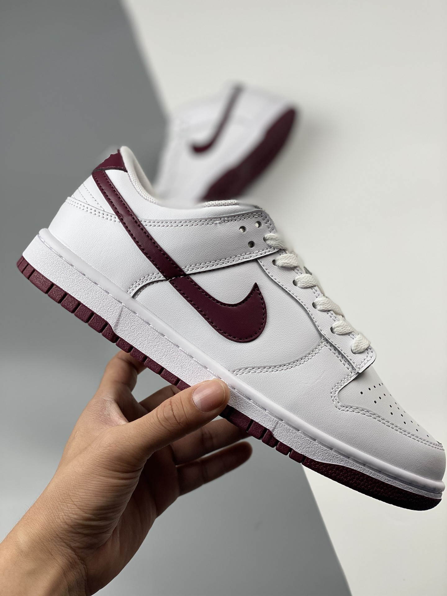 Nike Dunk Low White Night Maroon DV0831-102 For Sale