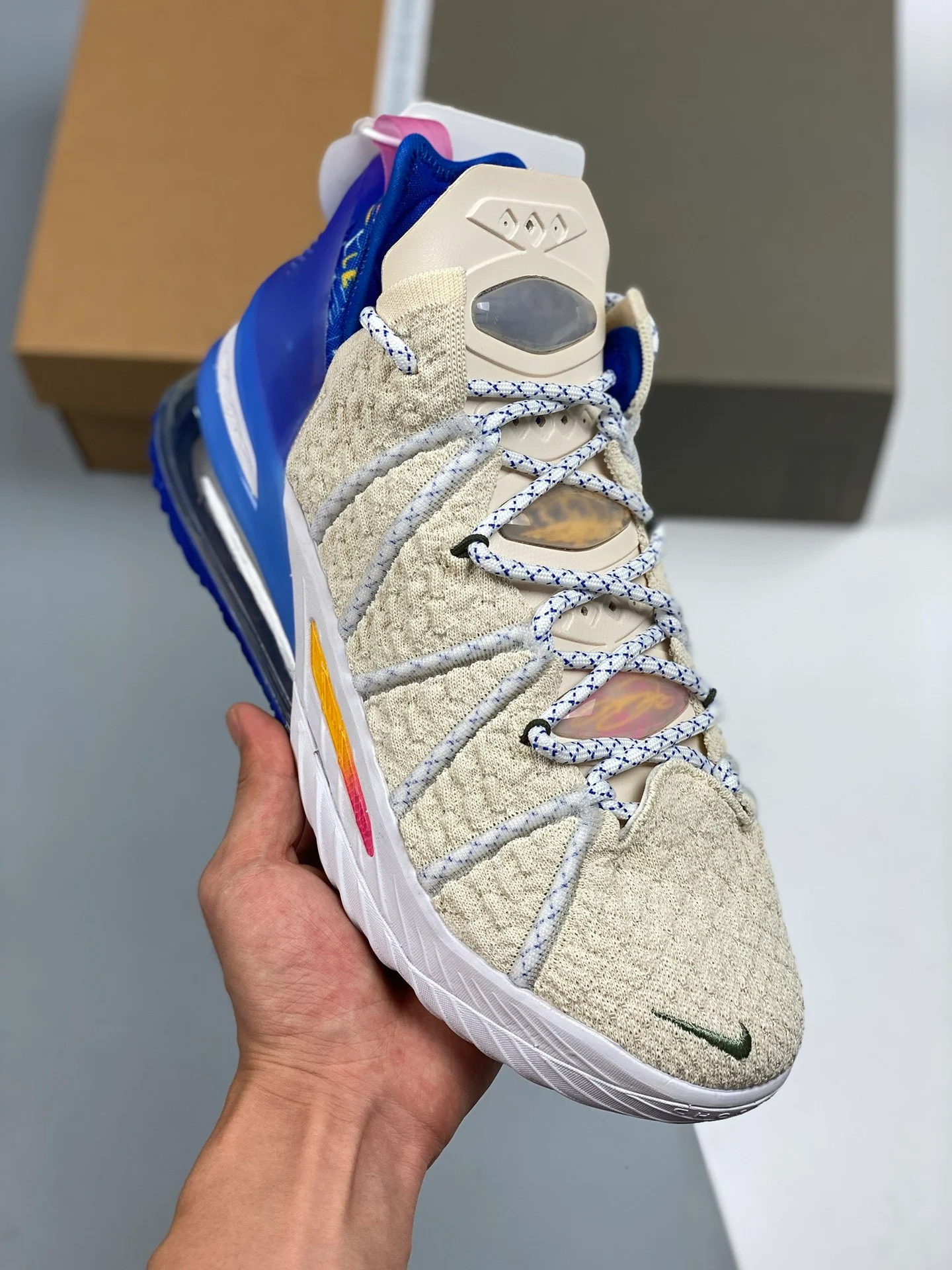 Nike LeBron 18 Los Angeles By Day DB8148-200 For Sale