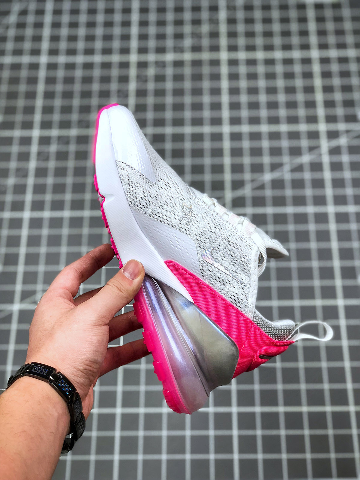 Nike WMNS Air Max 270 White Pink-Grey For Sale