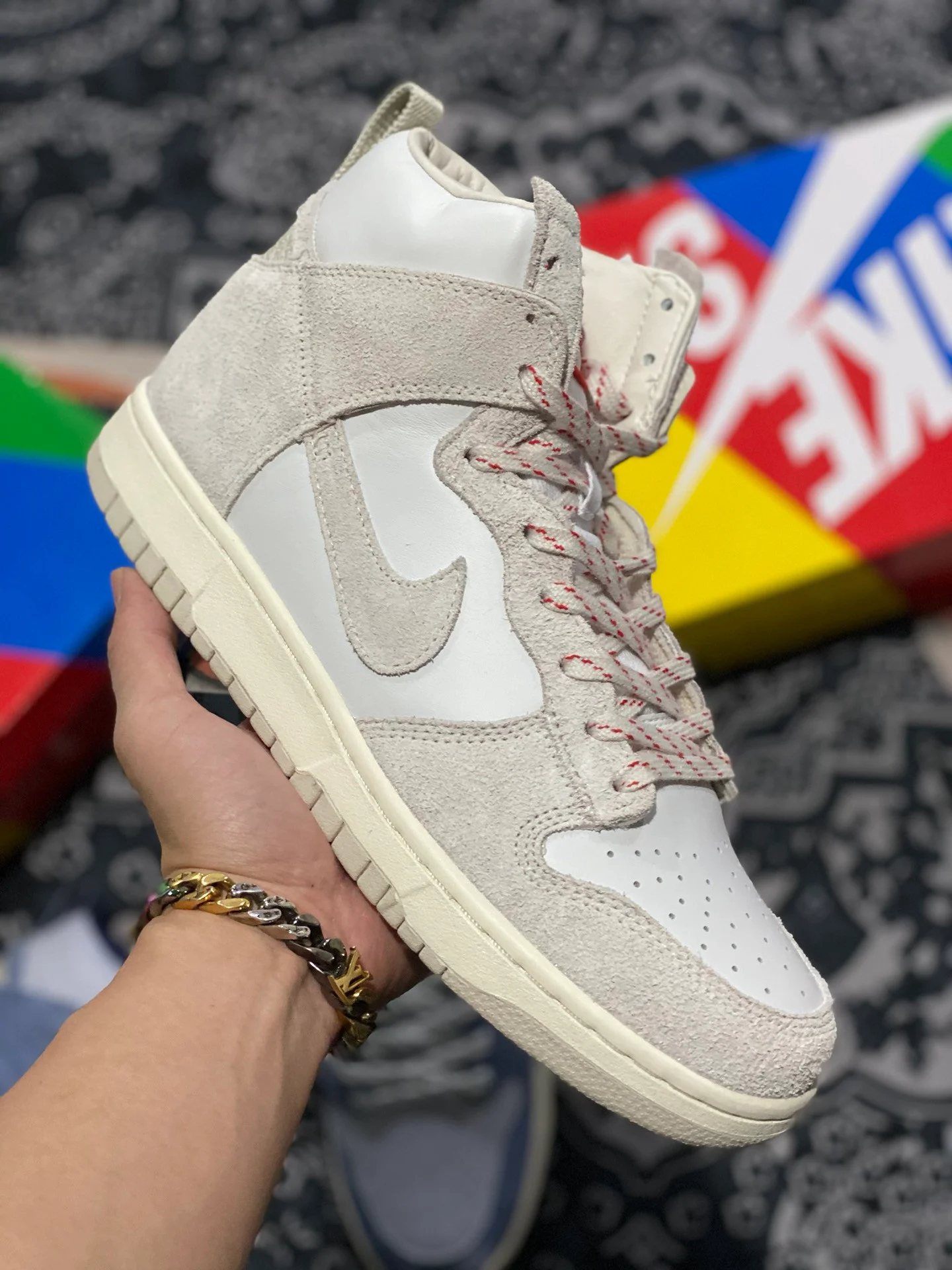 Notre x Nike Dunk High Light Orewood Brown CW3092-100 For Sale