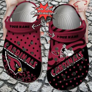 Arizona Cardinals Polka Dots Colors Crocs Shoes TK