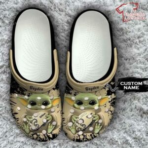 Baby Yoda New Orleans Saints Nfl Crocs Shoes IQ