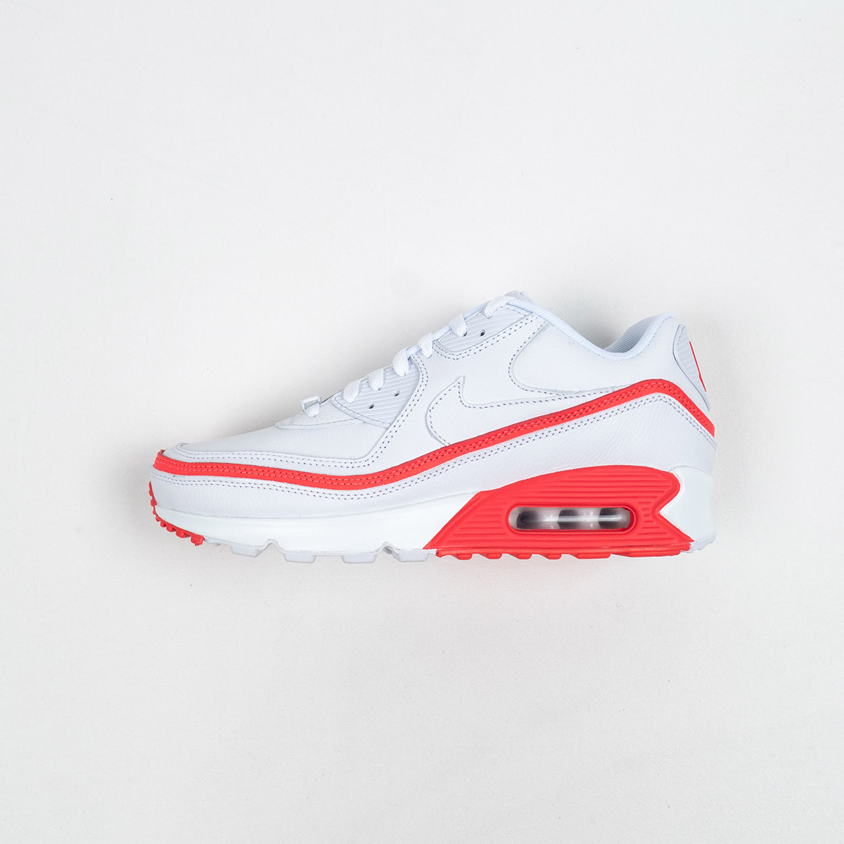 Undefeated x Nike Air Max 90 White Solar Red For Sale