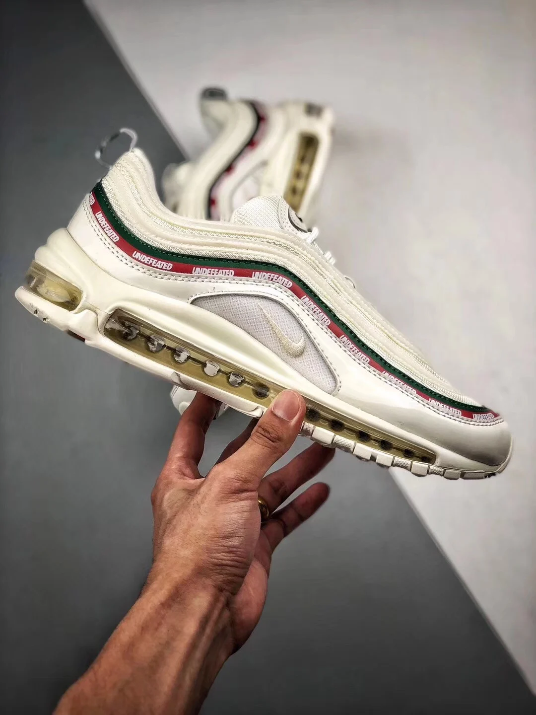 Undefeated x Nike Air Max 97 OG Sail White-Gorge Green-Speed Red On Sale