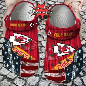 Us Flag Kansas City Chiefs New Crocs Shoes PN