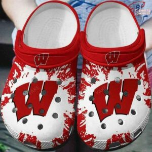 Wisconsin Badgers Crocs Shoes NA