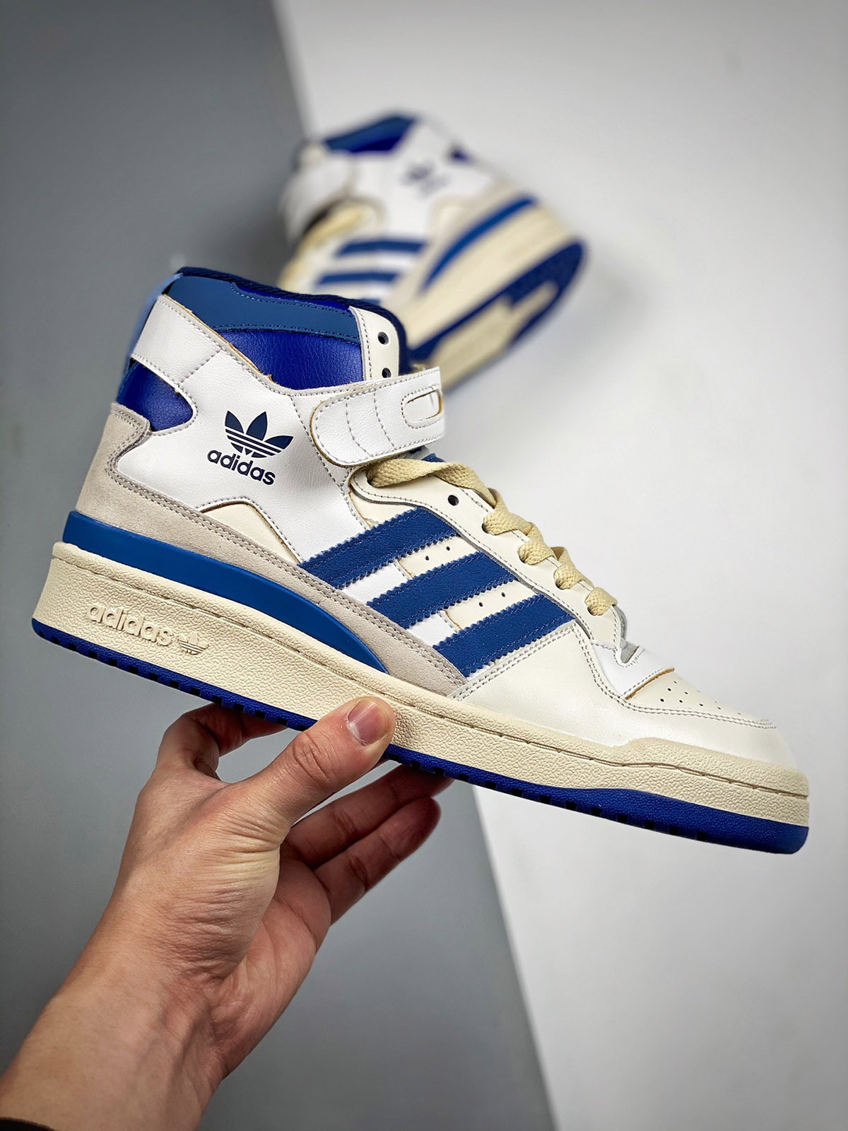 Adidas Forum 84 High OG Off White Bright Blue For Sale