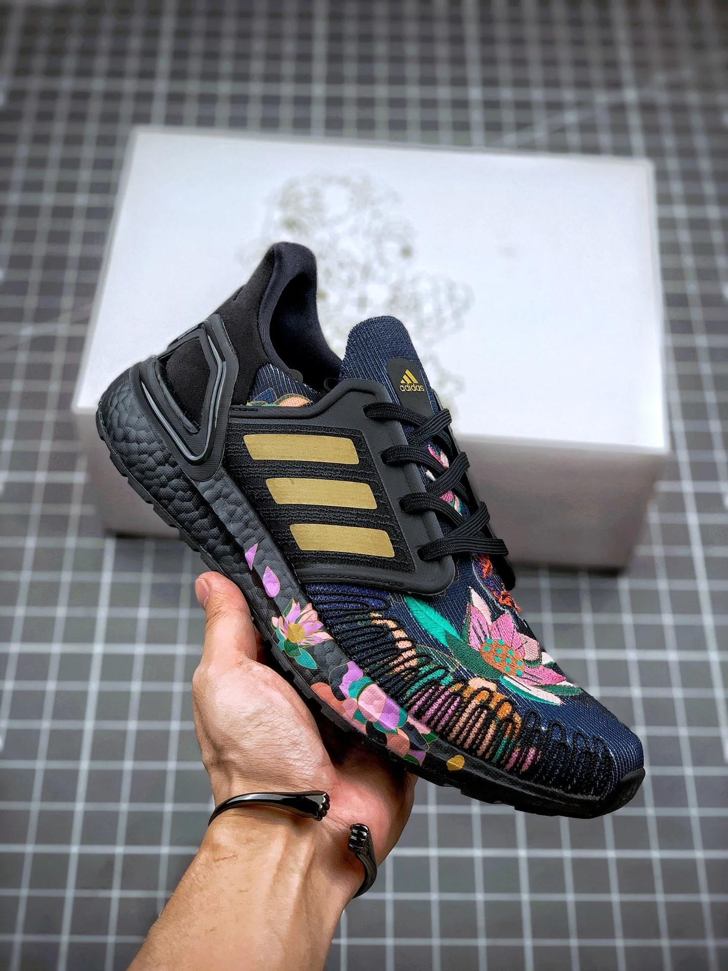 Adidas Ultra Boost 20 DNA Floral Black FW4310 For Sale