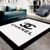 Chanel white Rectangle Rug Area Carpet Fashion Brand Luxury Home Decor Door Mat