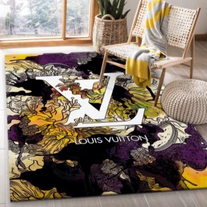 Louis vuitton Rectangle Rug Fashion Brand Home Decor Luxury Door Mat Area Carpet