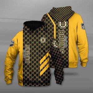 Boston Bruins Gucci Yellow Type 816 Luxury Hoodie Outfit Fashion Brand