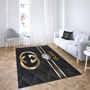 Gucci Diamond Mat Luxury Fashion Brand Rug Area Carpet Home Decor Door Mat